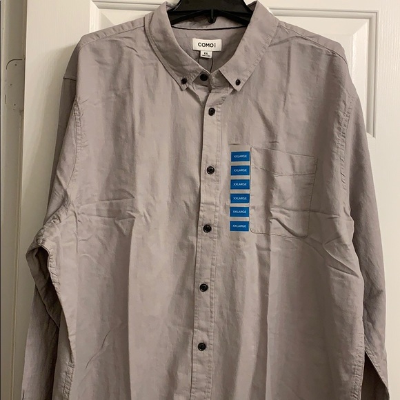 Beige Button Down Shirt - Picture 2 of 8